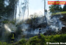 Tirol: Waldstück bei Wiesing in Brand geraten