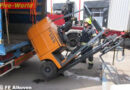 Oö: Stapler bei Abladevorgang von Lkw gestürzt