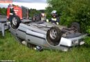 Nö: Pkw nach Verkehrsunfall auf der S6 am Dach