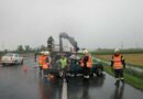 Nö: Fahrzeugüberschlag im strömenden Regen -> Lenker verletzt