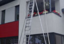 Sbg: Übung in Grödig -> Dachstuhlbrand mit Höhenrettung