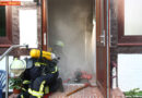 Deutschland: Einsatzübung: Gebäude in Brand, Personen vermisst