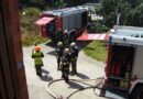 Oö: Landwirtschftliche Maschine in Brand geraten