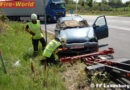 Nö: Pkw-Bergung nach Verkehrsunfall in Laxenburg