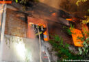 Bayern: Reihenhaus-Vollbrand setzt Nachbargebäude ebenso in Brand