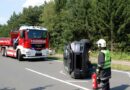 Bgld: Zwei Fahrzeuge prallen auf der B63 frontal aufeinander