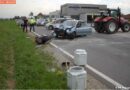 Oö: Motorradlenker prallt mit seinem Fahrzeug frontal gegen einen Pkw