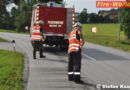 Oö: Vier Feuerwehren bei Ölspur von 8,5 km Länge im Einsatz