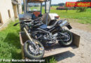 Oö: Motorrad kracht frontal gegen Pkw