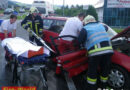 Oö: Personenrettung bei Verkehrsunfall auf der B 115 in Garsten