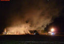 Nö: Assistenzeinsatz der FF Laa/Thaya bei Scheunenbrand in Neudorf bei Staatz