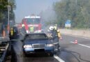 Bgld: Fahrzeugbrand auf der Südautobahn