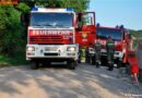 Oö: Brand eines Mähdreschers mit Handfeuerlöscher eingedämmt
