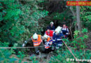 Oö: Personenrettung nach 6 m-Sturz eines Radfahrers in Steyregg