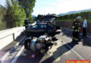 Nö: Motorrad-Pkw-Kollision in Weissenkirchen: Drei Verletzte