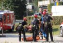 Nö: Höhenretterübung bei 110 Jahres Feier der FF Breitenfurt