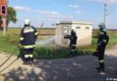 Nö: Kleiner Flurbrand neben der Schnellbahnlinie S7