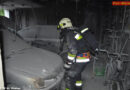 Oö: Während der Übung zum Garagenbrand