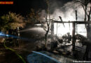 Nö: Gasflaschen bei Schuppenbrand entdeckt