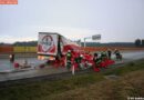 Oö: Sattelzug verunfallt auf der A1