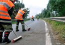Oö: Ölspur führte zu Unfall mit zwei Fahrzeugen