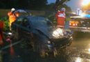 Sbg: Fahrzeugüberschlag auf der A1 bei Eugendorf