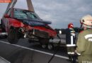 Nö: Pkw kommt auf der A3 ins Schleudern und prallt gegen die Betonleitwand