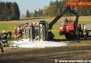 Oö: Entstehungsbrand nach Pkw-Lkw-Unfall in Bad Leonfelden