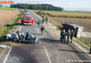 Oö: Tödliche Frontalkollision zwischen Lkw und Pkw auf der B 309 (Dietach)