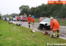 Sbg: Verletzte bei Pkw-Unfall auf der A1 Höhe Eugendorf