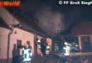 Nö: Traktorbergung und Scheunenbrand in Schönfeld