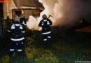 Oö: Nächtlicher Brand auf einem Abfall-Lagerplatz
