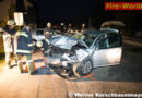 Oö: Frontalzusammenstoß auf der B3 im Ortsgebiet von Furth
