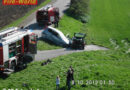 Stmk: Gaststättenbrand und Verkehrsunfall als Abschnittsübungsthema