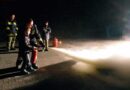 Nö: Feuerwehrjugend übt mit Handfeuerlöschern