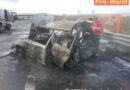 Bgld: Lkw rammt Pkw: Auto in Flammen, Lenkerin getötet