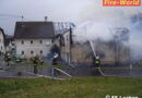 Oö: 12 Wehren bei Bauernhofbrand in Eidendorf (Herzogsdorf)