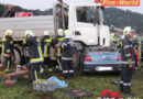 Stmk: Lkw walzt gegen Pkw -> 2 Tote in Kobenz