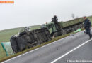Oö: Todesopfer bei Unfall mit 2 Transportern und Lkw auf der B 137