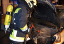Nö: Brand im Motorraum eines Erdgasautos in Mödling