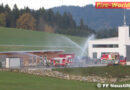 Oö: Übungsannahme: Brand im Altstoffsammelzentrum in Neustift