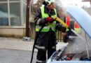 Bgld: Mit Pulverlöscher Fahrzeugbrand unter Kontrolle gehalten