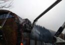 Oö: Holzfassade eines Hauses in Brand geraten