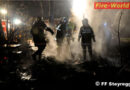 Oö: Brand einer „Fischerhütte“ an der Donau in Steyregg