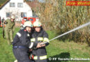 Nö: Garagenbrand als Übungsthema bei der FF Ternitz-Pottschach