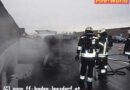 Nö: Pkw auf der Südautobahn in Vollbrand