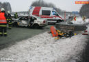 Oö: Vier Verletzte bei Blitzeis-Unfall auf der A1 bei Sattledt