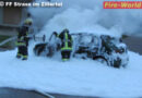 Tirol: Autobrand in Straß im Zillertal