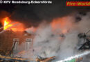 Deutschland: Acht Rohre bei Wohn-Wirtschaftsgebäudebrand im Einsatz
