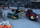 Oö: Unfall auf Schneefahrbahn in Lauffen